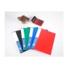 A4 Size 0.06mm Colorful Plastic Clear File Folder Display Book With 20 Pockets Document File Folder,1Pc/Pack