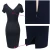 Import Affordable Fashion Slim Short Sleeve Pencil V Neck Dress from China