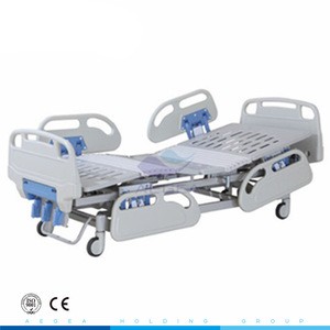 AG-BYS001 manual medical adjustment fowler three cranks hospital bed price