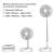 Import Air Cooling Fan Table Fan Fans for Home Electric from China