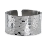 aluminum cast hamerred wedding napkin rings