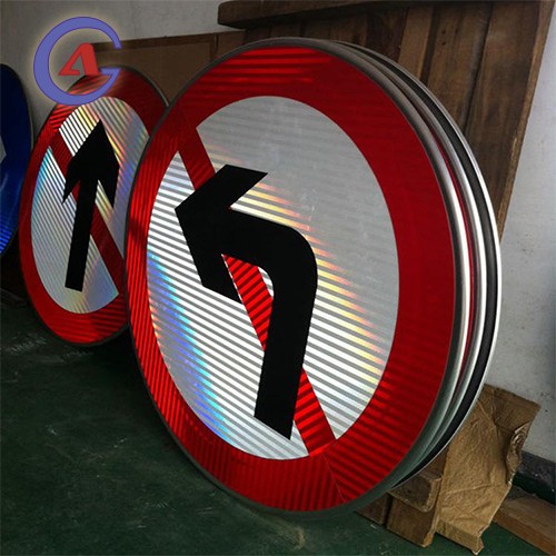 Aluminum Reflective Traffic Sign for Road Safety Warning