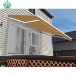 Aluminum sunshade awnings outdoor garden aluminum gazebo shade patio folding cover roof
