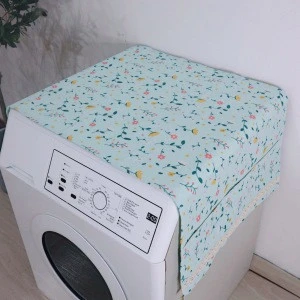 Amazon hot sales front loading cotton washing machine cover fridge cover for big size