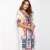 Amazon New oversize print dress for women print dress robe de soiree