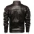 Import Amazonautumn and winter new large size mens leather jacket Pakistani mens motorcycle leather jacket from China