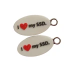 Amerpromo Cartoon Zipper Slider simple Cheap embossed custom brand logo rubber garment zipper puller
