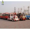 Amusements park rides electric ride on train with mini tracks for sale