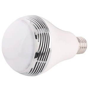 ANJOSHI Wireless E27 Smart Led Speaker Bulb Lamp with APP Remote Control Smart Music Speaker Led Bulb