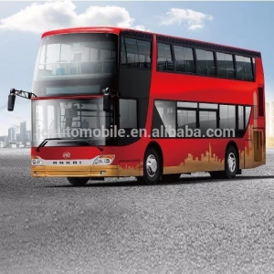 Ankai Double Decker Bus Luxury Two Floors City Sightseeing Bus For Sale