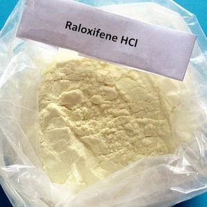 Anti-Estrogen Raw Powder  Raloxifene Hydrochloride/Raloxifene HCl  CAS 82640-04-8 for Osteoporosis Prevention