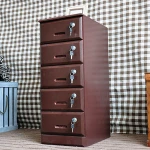 Antique Solid Wood Furniture Living room Cabinet with 5 Drawers