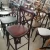 Import Antique Wood Stackable  Restaurant  chair  X Cross Back Chairs from China