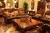Import Arabian living room sofa of leather sofa set living room furniture carved antique sofa set GF46 from China