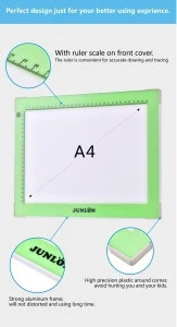 Art supplies a3 a4 USB led tracing pad toy drafting drawing table led drawing board tracing light box for kids and artists