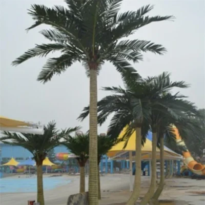 Artificial Ornamental Canary Date Palm Tree Plastic Coconut Tree Artificial Palm Tree