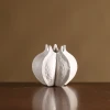 Artist living table decoration carambola bottle white ceramic jewelry creative living room flower arrangement porcelain vase