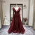 Import ASA-0089 Luxury A-Line Shiny Crystal Beaded Women Formal Party Dresses  Long Sleeve Evening Dress 2021 from China