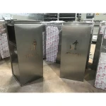Ash Tray Commercial Outdoor Garbage Public Trash Bin Recycle Metal Stainless Steel Dustbin