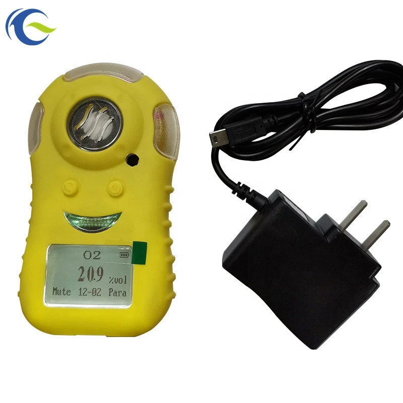ATEX CE Portable rechargeable o2 gas detector oxygen analyzer