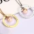 Import Atmospheric fashion stainless steel round pearl necklace + fishhook earrings white-collar suit charming women must from China