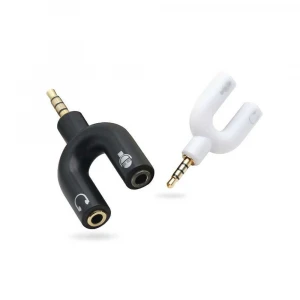 Audio converter points 3 PIN to 4 pin plug 3.5 mm Splitter 1 Male to 2 Female 3.5mm Jack adapter couple headphone phone computer