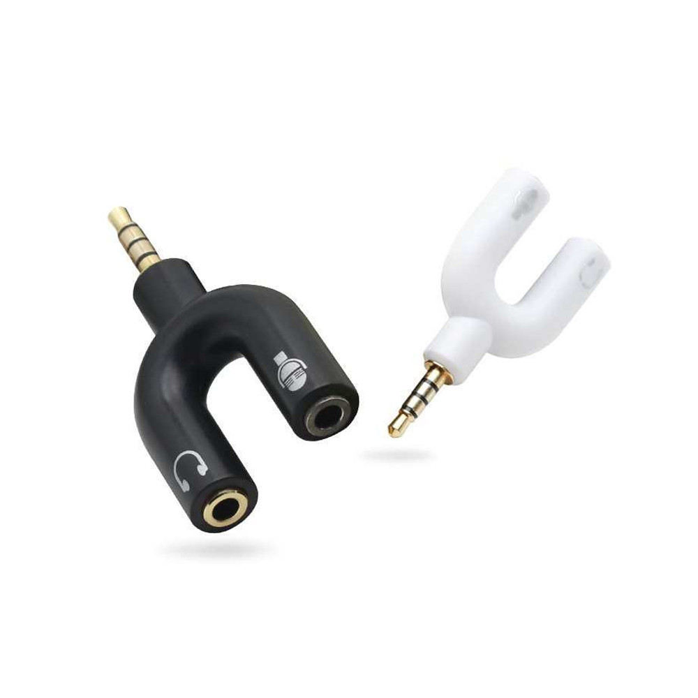 Buy Audio Converter Points 3 Pin To 4 Pin Plug 3.5 Mm Splitter 1 Male ...