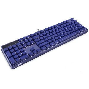 AULA SI--2053 factory stock wholesale hot selling green led light mechanical keyboard