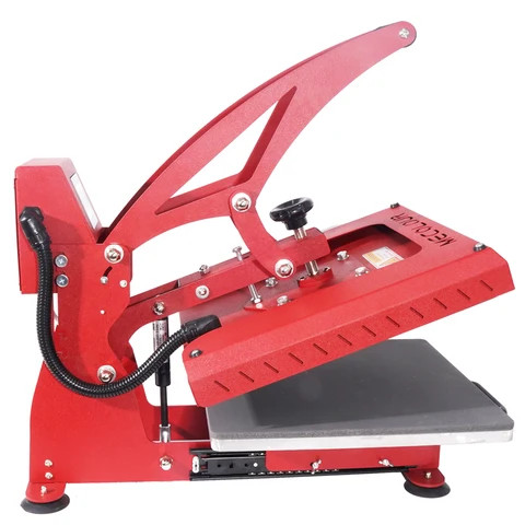 Auto Open Clam Heat Press Slide Out Drawer Flat Heat Press Machine T-shirt Printing Machine 38x38