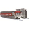 automatic corrugated box printing machine with slotting die cutting