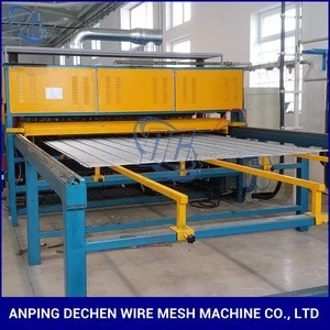 Automatic pneumatic double wire mesh welding machine
