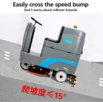 Automatically depot ride-on Double brush head marble floor floor sweeper floor cleaning machine price