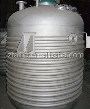 Batch reactor 20000l 20l 2000l with coil heating mini chemical horizontal acrylic reactor
