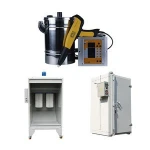Batch Small Scale Alloy Wheel Spray Booth and Electrical Oven