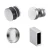 Import Bathroom hardware accessories Shower room glass sliding door fitting set from China