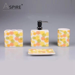 Bathroom Matching Set 4pcs Ceramic Bath Set