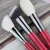 Import BEILI  FBS28 USA FREE SHIPPING Premium Red 28Pcs Cosmetic Tool Professional Wood Handle Best  Makeup Blending Brushes Set from China