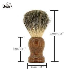 Belifa badger brush hair with wood handle barber boar high quality shaving brush