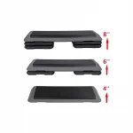 BERND Sports Gymnastic fitness exercise stepper adjustable aerobic step bench exercise board aerobic stepper platform