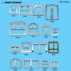 Best Sale Factory Price Gold Metal D Ring Pin Buckles For Belt Accessories