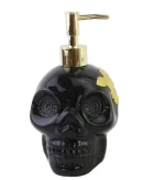 best selling ceramic liquid soap dispenser  halloween pumpkin soap dispenser for bathroom decoration
