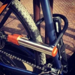 Bike U Lock steel anti theft heavy duty bicycle security lock