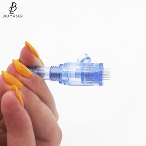 Biomaser Tattoo Cartridges Needles 12 pin Mesotherapy For Auto Microneedle Biomaser Pen Tattoo Needles 12pin Needle Tip