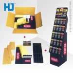 Black Color Cardboard Music CD Display CD Display Stand CD Display Rack