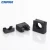 Import Black Color Conduit Clamp Bracket nylon PA66 Plastic Pipe Mounting Flexible Bracket for PVC Corrugated Flexible Conduit from China