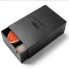 black corrugated paper cardboard luxury packaging drawer shoe box