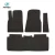Import Black Full Set Front & Rear Odorless Rubber Floor Car Mats from China