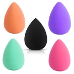 Black Pink Water drop shape Cosmetic Puff makeup Tools Portable purple Beauty Facial Make Up Sponge Blender