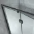 Import Black Steel Frame Hinge Glass Shower Door D81 from China