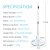 Import BOBOT New design electric cleaning mop electric auto mop for home appliances from China
